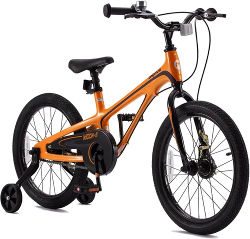 Miniatura 17 de RoyalBaby Bicicleta para niños, ligera de aleación de magnesio de 16/18 pulgadas, para niños y niñas de 4 a 9 años, ruedas de entrenamiento