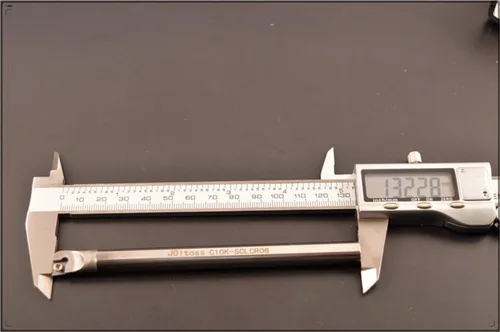 Miniatura 5 de 1 pieza de torno CNC C10K-SCLCR06 soporte de herramienta de torneado de carburo sólido barra de taladrado, soporte de herramientas de choque