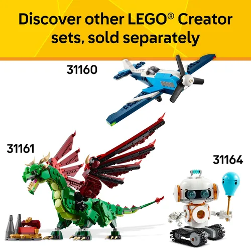 Miniatura 7 de LEGO Creator 31159 - Juguete de araña sorprendente de animales salvajes 3 en 1, juguete de construcción con 3 opciones de construcción, araña