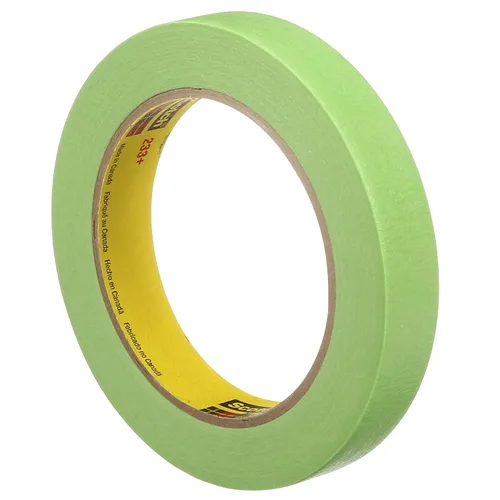 Miniatura 2 de 3M Scotch cinta de enmascarar de alto rendimiento 233+, 26334, verde, 18 mm x 55 mm, flexible, resistente a la humedad, respaldo de papel premium
