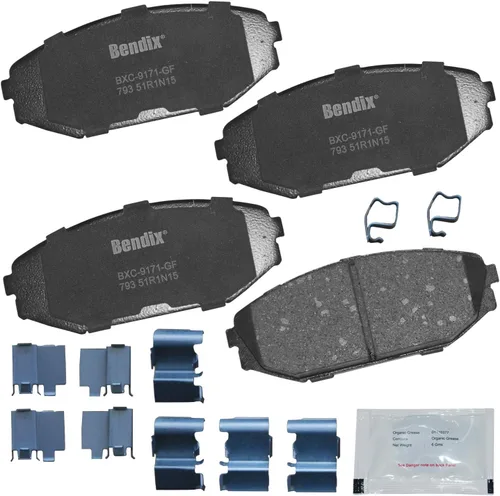 Miniatura 335 de Pastillas de freno delanteras cerámicas Bendix Priority1 CFC2302 para Hyundai Elantra 2021, Sonata 2022-2020, Kia K5 2023-2021