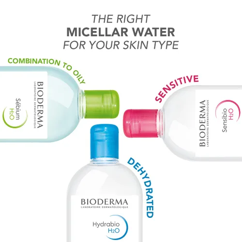 Miniatura 6 de Bioderma - Agua micelar Hydrabio H2O - Limpiador facial y desmaquillante - Agua limpiadora micelar para pieles sensibles deshidratadas