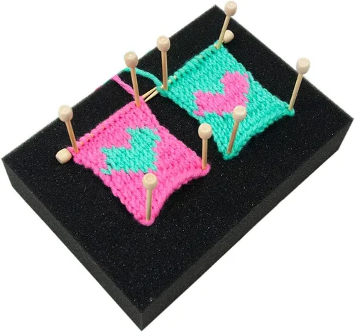 Miniatura 4 de 20 pines de marcado de bambú de 2.65 pulgadas de largo, agujas de tejer de un solo punto, mini alfileres de marcado, accesorios de tejer