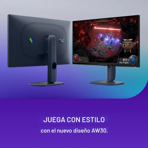 Miniatura 9 de Alienware 27 Monitor para juegos - AW2725DM - Pantalla QHD de 27 pulgadas 180Hz 1ms, IPS, NVIDIA G-SYNC, AMD Freesync, VESA AdaptiveSync.