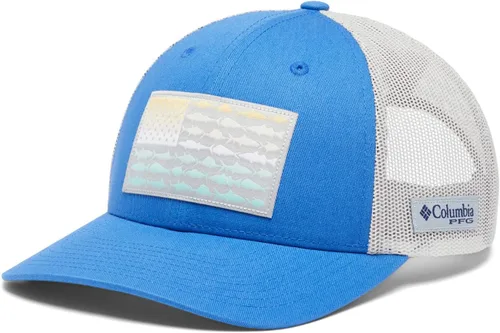 Miniatura 378 de Columbia - Gorra de malla con bandera con árboles unisex para adultos, corona alta