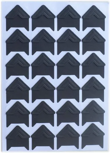 Miniatura 9 de 10 hojas (paquete de 1020) esquinas fotográficas autoadhesivas de papel de PVC, calcomanías de esquina para álbumes de recortes, diario personal