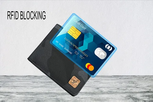 Miniatura 3 de Lanyani Carteras RFID Bifold Simple, Sintético-negro-s, Casual