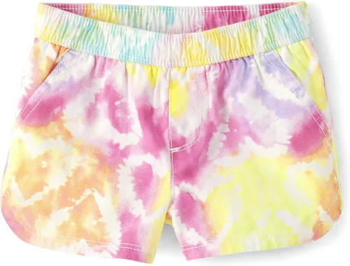 Miniatura 6 de The Children's Place Pantalones cortos de algodón para niñas pequeñas