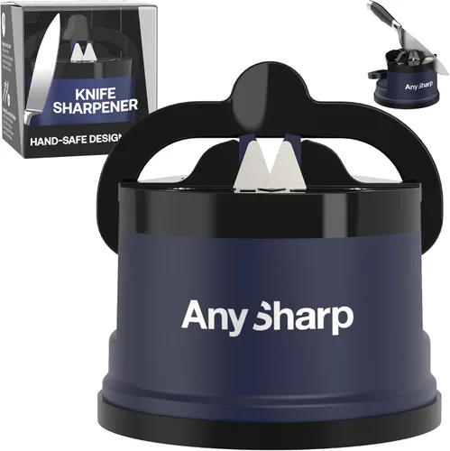 Miniatura 16 de AnySharp – EDITIONS – Afilador de cuchillos manos libres - Herramienta de afilado fácil de usar con base de succión PowerGrip y ángulo