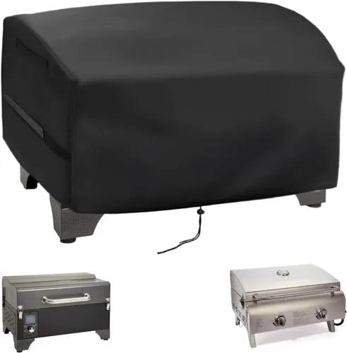 Miniatura 26 de Cubierta de horno de pizza para Ninja, cubierta de parrilla resistente para horno de exterior Ninja OO100 serie Woodfire 8 en 1, cubiertas