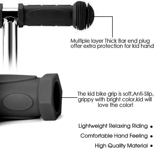 Miniatura 6 de Puños de scooter - Manillar de bicicleta para niños de 0.874 in Empuñaduras de mango de scooter para 2, 3, 4 ruedas, scooter Kick Kid Scooter