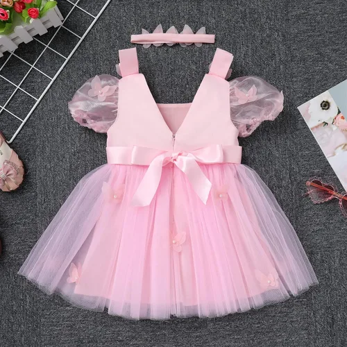 Miniatura 3 de Vestido tutú de tul para niñas pequeñas, vestido de princesa con lentejuelas y lentejuelas para fiesta de cumpleaños, verano, playa, vestido