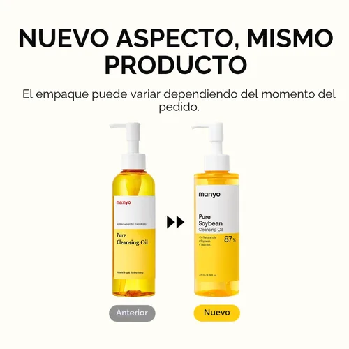 Miniatura 3 de MANYO Aceite de Limpieza Puro Limpiador Facial Coreano, Derrite Puntos Negros, Eliminación Diaria de Maquillaje con Aceite de Argán, Cuidado