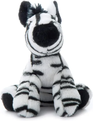 Miniatura 2 de The Petting Zoo Peluche de cebra, regalos para niños, animales salvajes del zoológico Onez, juguete de peluche de cebra de 9 pulgadas