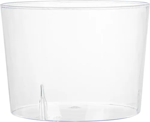 Miniatura 11 de Restaurantware Copas de parfait de 6 onzas, 20 tazas redondas de mousse, desechables, duraderos, de plástico transparente, para postres, aperitivos