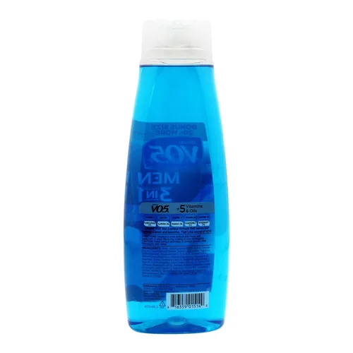 Miniatura 3 de Alberto VO5 Men 3 en 1 Fresh Ocean Surge - Champú acondicionador y gel de baño 3 en 1, con 5 aceites y 5 vitaminas, aroma energizante del océano