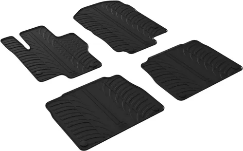 Miniatura 15 de Gledring USA - Tapetes de carga de goma personalizados para todo tipo de clima, diseñados para Mercedes Benz GLC X253 2016-2022, no se requiere