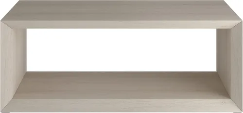 Miniatura 4 de Henn&Hart Mesa auxiliar rectangular de madera de 48 pulgadas con estante de almacenamiento abierto para sala de estar, sala familiar u oficina