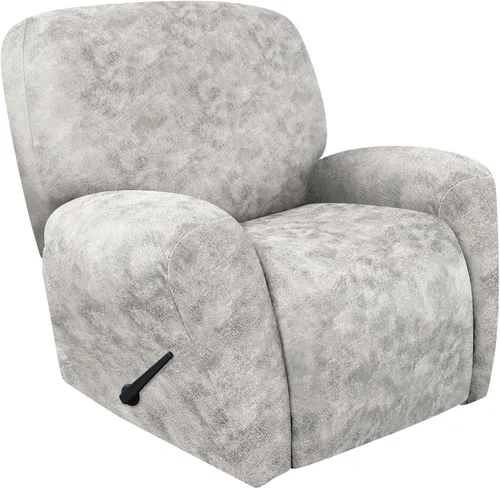 Miniatura 48 de ANARACHON Fundas para Sillas Reclinables Tipo Cuero, 4 Piezas Funda para Sillón Reclinable Lazy Boy, Protector de Muebles - Funda Suave Lavable
