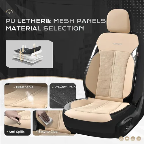 Miniatura 3 de Coverado Funda de asiento de automóvil, funda de asiento delantero de automóvil, malla de aire 3D, protectores de asiento transpirables, diseño