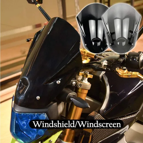 Miniatura 5 de Parabrisas de carreras de motocicleta deflector de viento delantero compatible con Y-amaha MT09 FZ09 MT FZ 09 MT-09 MT-09 FZ-09 2013 2014 2015 2016