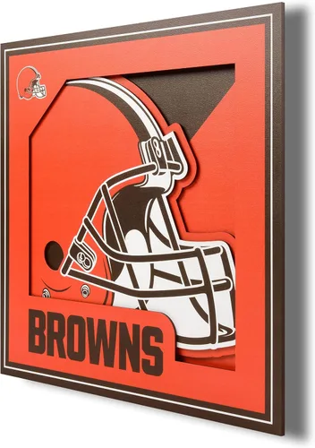 Miniatura 31 de YouTheFan Arte de pared de la serie de logotipos 3D con licencia oficial de la NFL, hecho de múltiples capas, listo para colgar en la pared, diseño