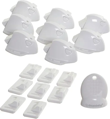 Miniatura 11 de Dreambaby Llave de repuesto de repuesto para cerradura magnética adhesiva Dreambaby (1 unidad), apta para cerraduras magnéticas adhesivas Dreambaby