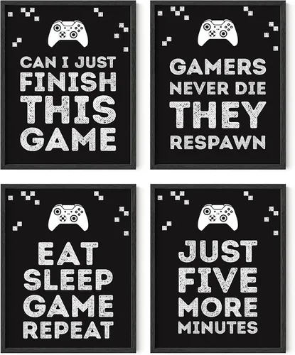 Miniatura 9 de HAUS AND HUES Pósteres de juegos para decoración de habitación de jugadores, pósteres de juegos de Xbox, decoración de sala de videojuegos