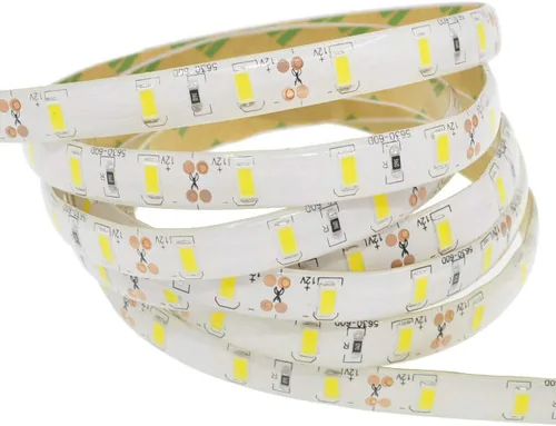 Miniatura 2 de Tira de luz LED de 12 V, SMD 5630 flexible, impermeable, cinta de luz de 16.4 pies para el hogar, cocina y más, color blanco 6000K