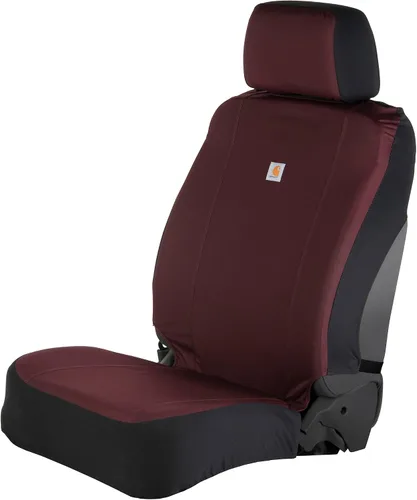 Miniatura 11 de Carhartt Funda de asiento de cubo ajustada universal de lona duck de nylon, protección duradera del asiento con Rain Defender, individual, negro
