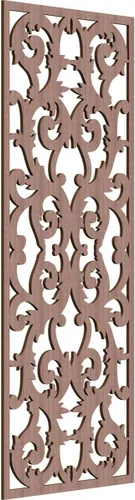 Miniatura 152 de Meadville Paneles decorativos de pared de madera con calado, 9 3/8 pulgadas de ancho x 24 3/8 pulgadas de alto x 1/4 de alto, aliso