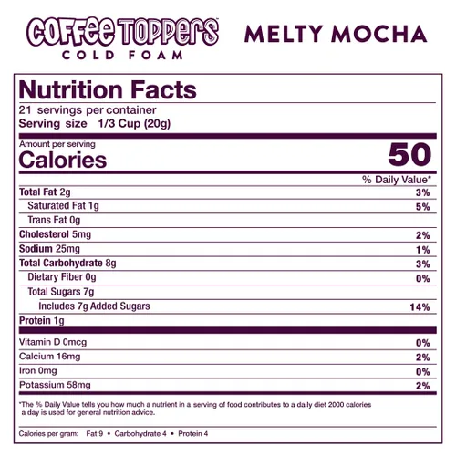 Miniatura 4 de Coffee Toppers Cold Foam Mocha 15 onzas (paquete de 3), Be Your Own Barista, Kosher