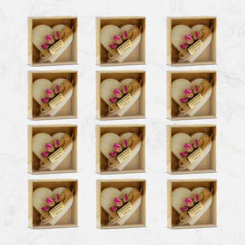 Miniatura 5 de Jabones en forma de corazón, paquete de 12 mini jabones perfumados hechos a mano para despedidas de soltera, fiestas de té, bodas, baby shower