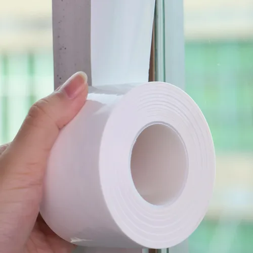 Miniatura 9 de Cinta transparente para sellado de ventana, 2 pulgadas x 35 yardas, cinta adhesiva para aislamiento de ventanas sin residuos, transparente