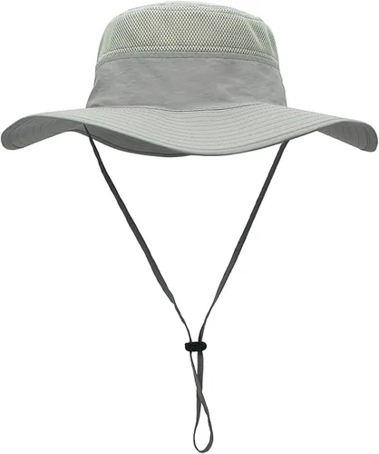 Miniatura 11 de Duakrs - Sombrero unisex de ala ancha, para exteriores, UPF 50+, impermeable, Boonie para verano, protección UV