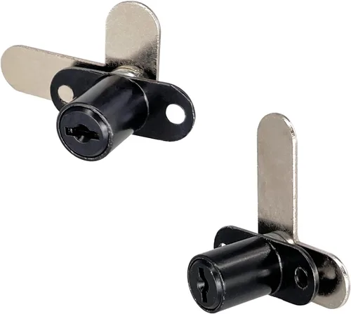 Miniatura 4 de Cerraduras de leva para gabinete con llave igual, la longitud del cilindro se adapta a 0.4 pulgadas, caja de herramientas de almacenamiento segura