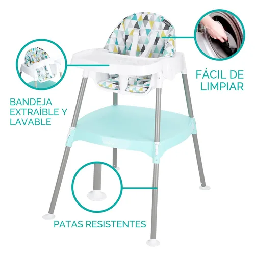 Miniatura 6 de Evenflo 4-in-1 Eat & Grow Silla alta convertible, Poliéster