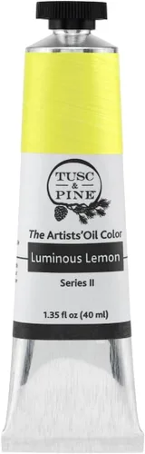 Miniatura 219 de Tusc & Pine Pintura al óleo Artist – Alizarin Crimson, 1.4 fl oz, sin amarilleo, consistencia rica y cremosa, carga máxima de pigmento, pinturas al