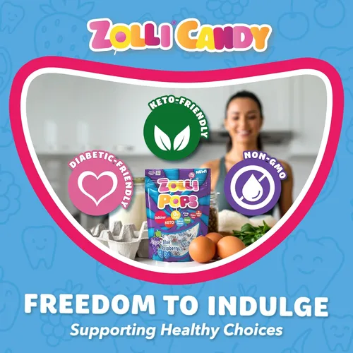 Miniatura 5 de Zollipops Clean Teeth Pops - Caramelos sin azúcar con xilitol, paletas sin colorantes, aptos para dieta keto y diabéticos, golosinas aprobadas por