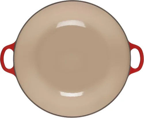 Miniatura 2 de Le Creuset Horno de chef de hierro fundido esmaltado con tapa de vidrio, 7.5 cuartos de galón., Cerise