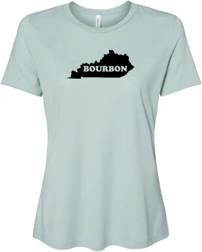 Miniatura 16 de Cute Women's Screen Printed Crew Neck Tee, Shirts With Sayings, Dusty Blue or Olive