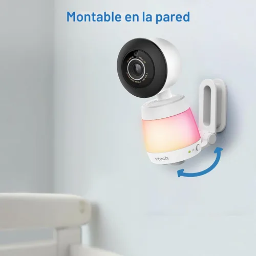 Miniatura 15 de VTech Smart WiFi Baby Monitor, 2 cámaras para gemelos y dos habitaciones – Pantalla dividida de 7 pulgadas, sensor 2K, visión gran angular