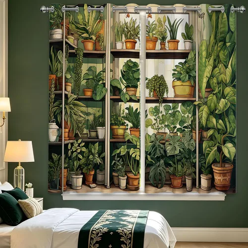 Miniatura 46 de Cortinas opacas negras y doradas, cortinas modernas de mediados de siglo para dormitorio, sala de estar, 63 pulgadas de largo, juego de 2 paneles