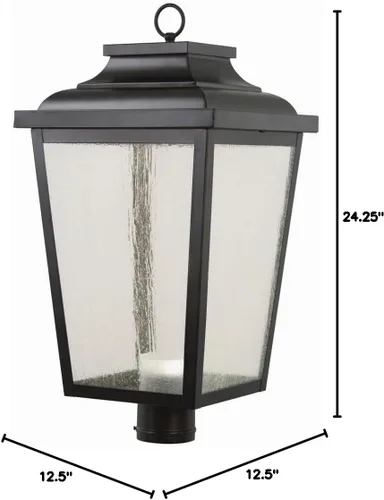 Miniatura 3 de Minka Lavery Luces de poste al aire libre 72177-189-L Irvington Manor Farol de poste exterior, 1 luz LED 13 vatios, bronce Chelesa Chelesa Acabado