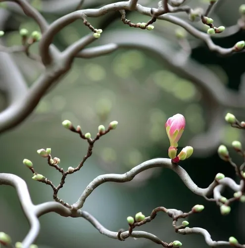 Miniatura 4 de Cercidiphyllum japonicum (árbol Katsura japonés, árbol Judas japonés) Semillas de árbol, follaje elegante y aromático y colores vibrantes de otoño