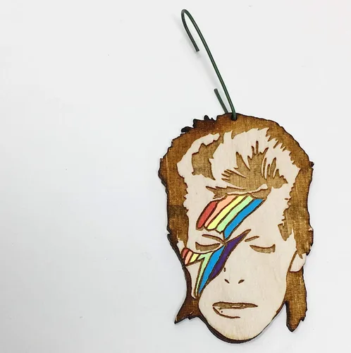 Miniatura 5 de RAINBOWIE Adorno navideño para espejo retrovisor
