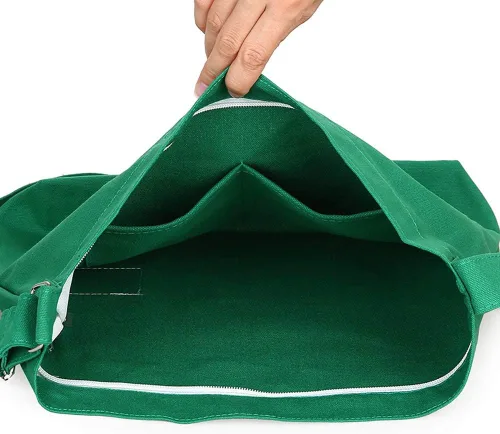 Miniatura 149 de Covelin - Bolsa de hombro informal de lona para mujer, estilo bohemio y retro, bolsa de mano, bolso cruzado, tamaño grande