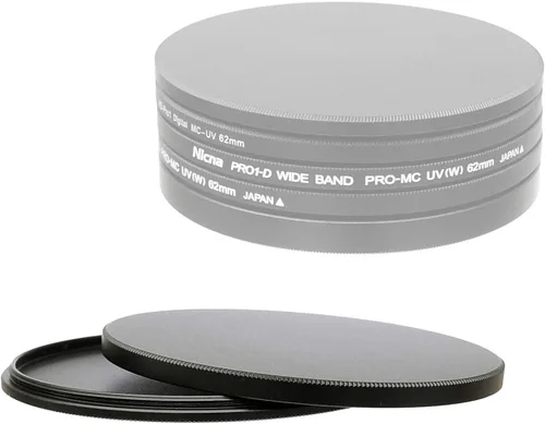 Miniatura 6 de Fotasy Tapa de filtro de metal, aleación de aluminio, apilamiento delgado para filtro UV CPL Fader ND de 1.594 in