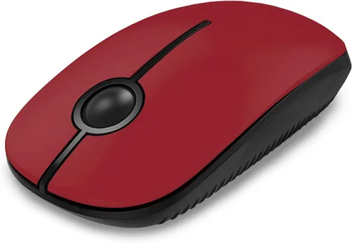 Miniatura 22 de VssoPlor Ratón Inalámbrico 2.4G, Ratón Portátil Delgado para Computadora Portátil con Receptor Nano, Ratón Óptico Silencioso para Notebook, PC