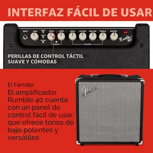 Miniatura 4 de Combo Amplificador Fender Rumble 500 V3 Bass , 40
